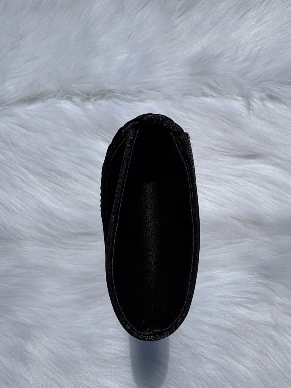 LAURA FORMAL WEAR~ Black Satin Envelope Clutch with Textured Flap - Picture 3 of 7
